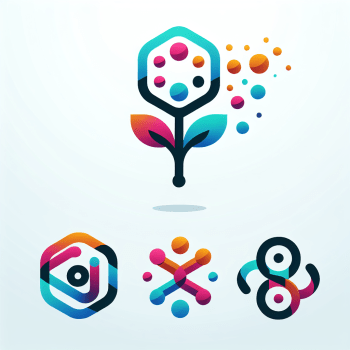 A logo for a site focused on making connections and finding meaning in the seemingly random and unconnected pieces of life, with a design that reflects unity, interconnectivity, and a sense of purpose.